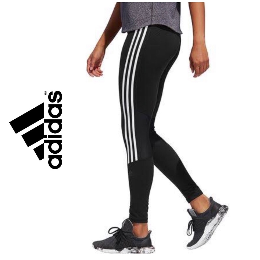 Adidas Believe This High-Rise 3-Stripe Tights